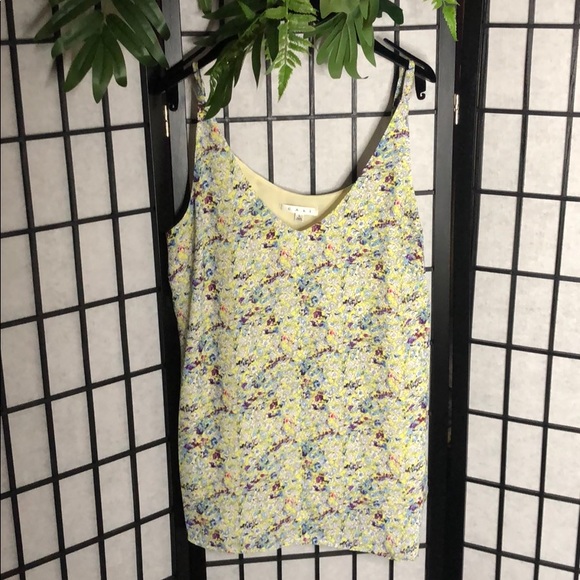 CABI SCATTER PRINT FLORAL CAMI Sz L - Picture 3 of 10